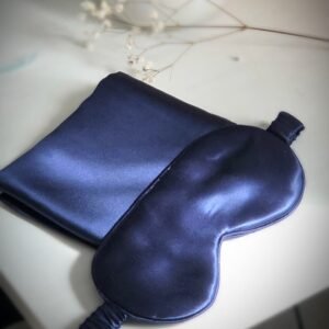 100% Pure Mulberry Silk Eye Mask - Navy