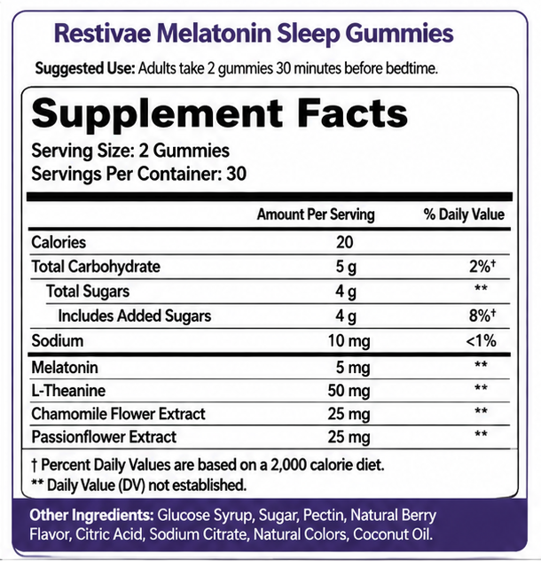Melatonin Sleep Gummies - Image 2