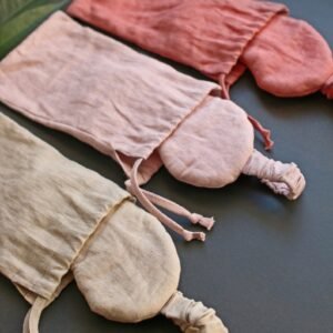Linen Eye Mask + Pouch.