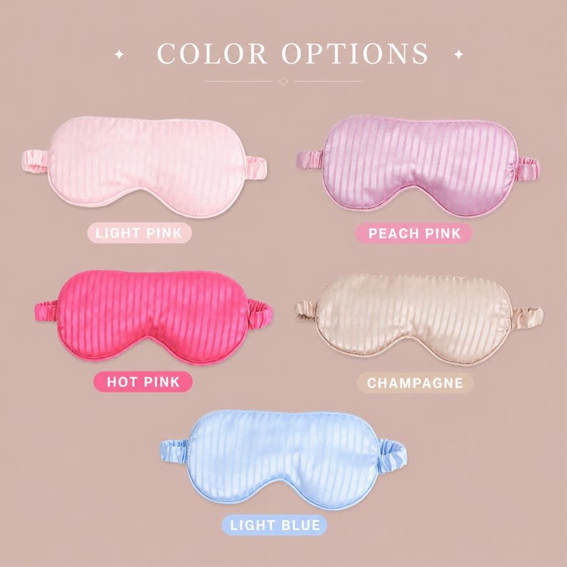 Custom Chenille Yarn Sleep Mask - Image 5