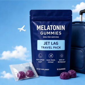 Jet Lag Travel Pack Melatonin Gummies