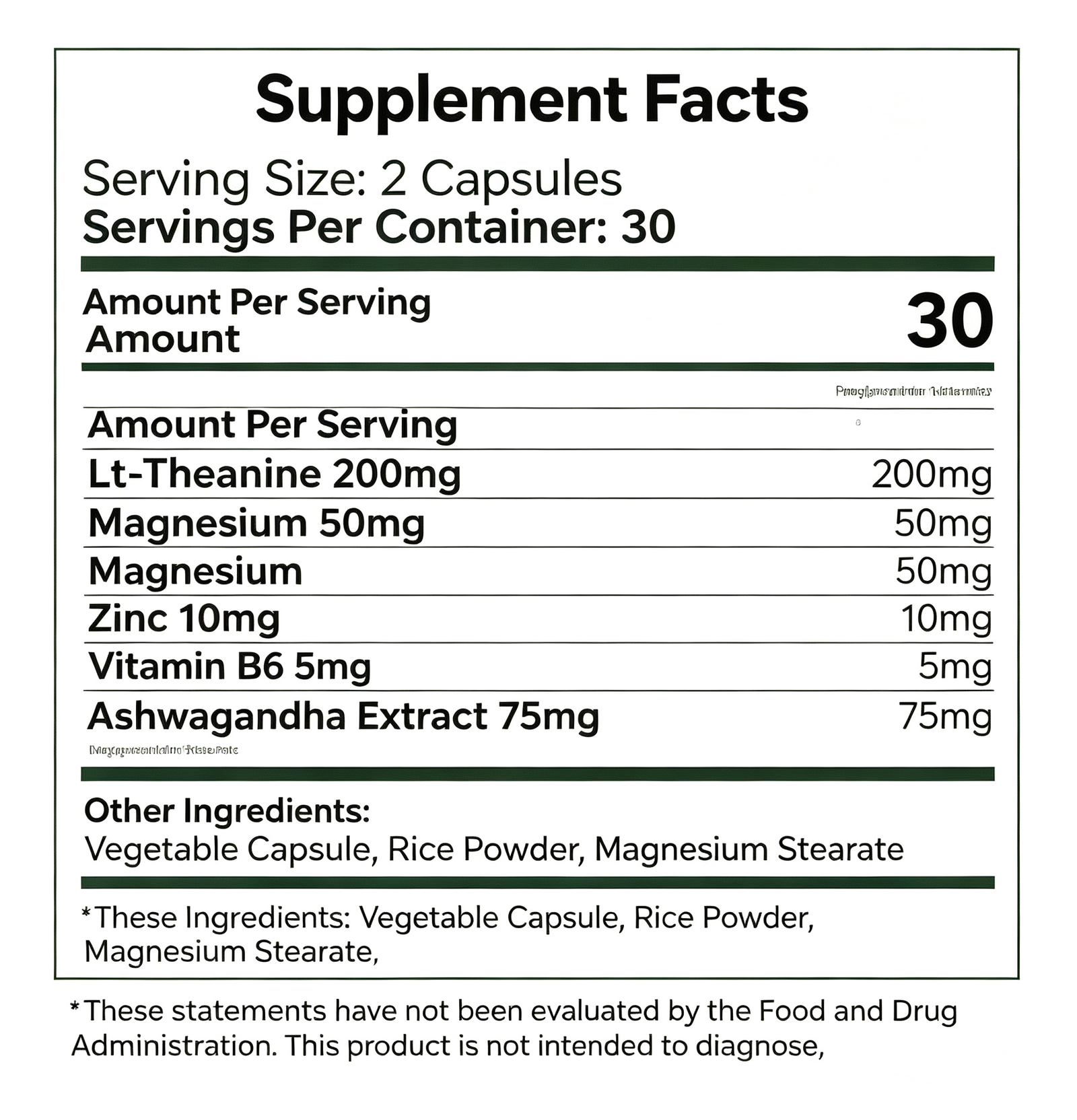 L-Theanine Calm Capsules - Image 2
